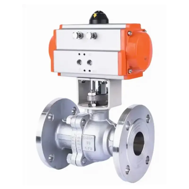 Electric Double-Flange Ball Valve